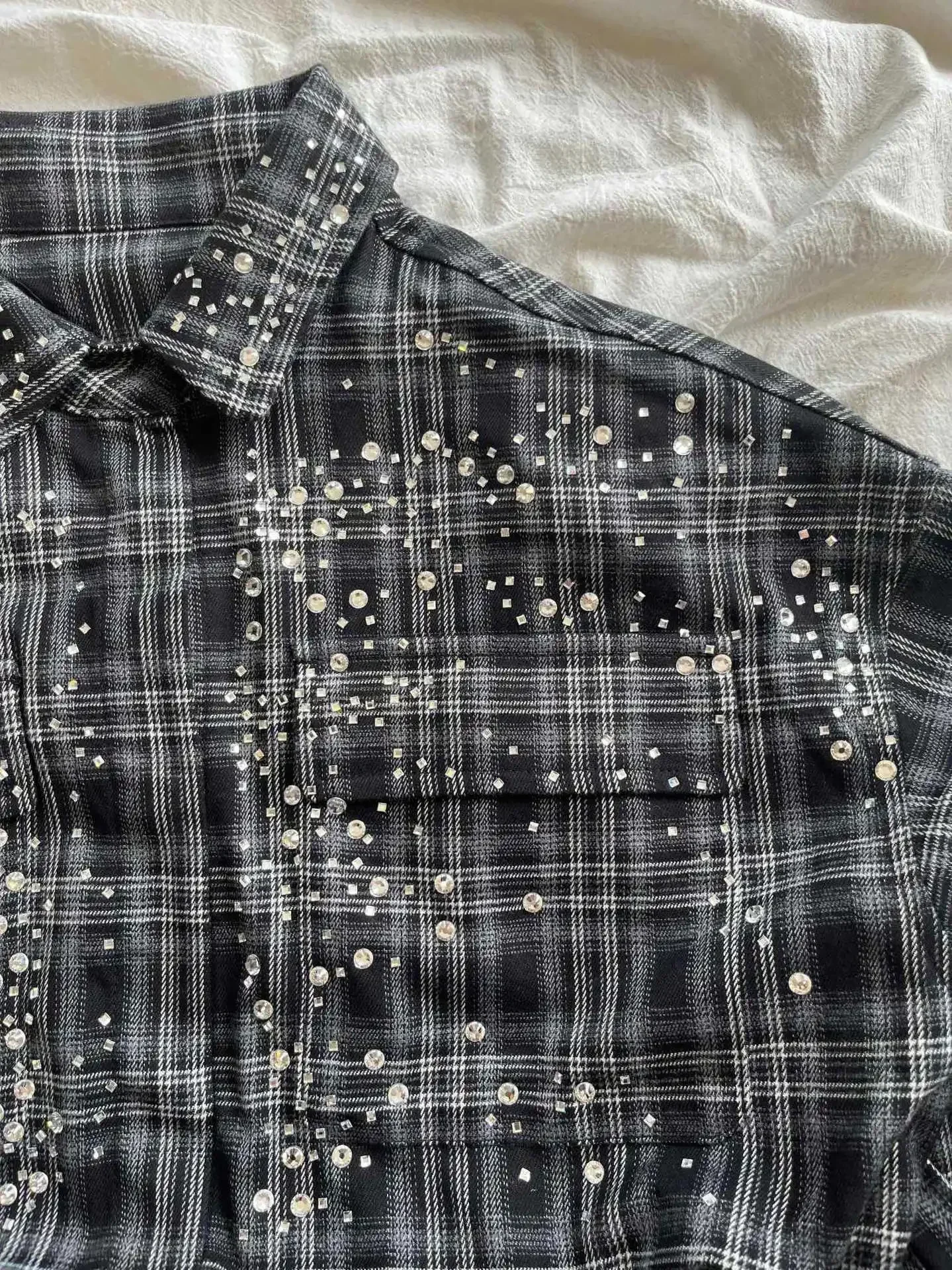 Осенне-зимняя Осенняя осенне-зимняя Ослепительная популярная рубашка с длинными