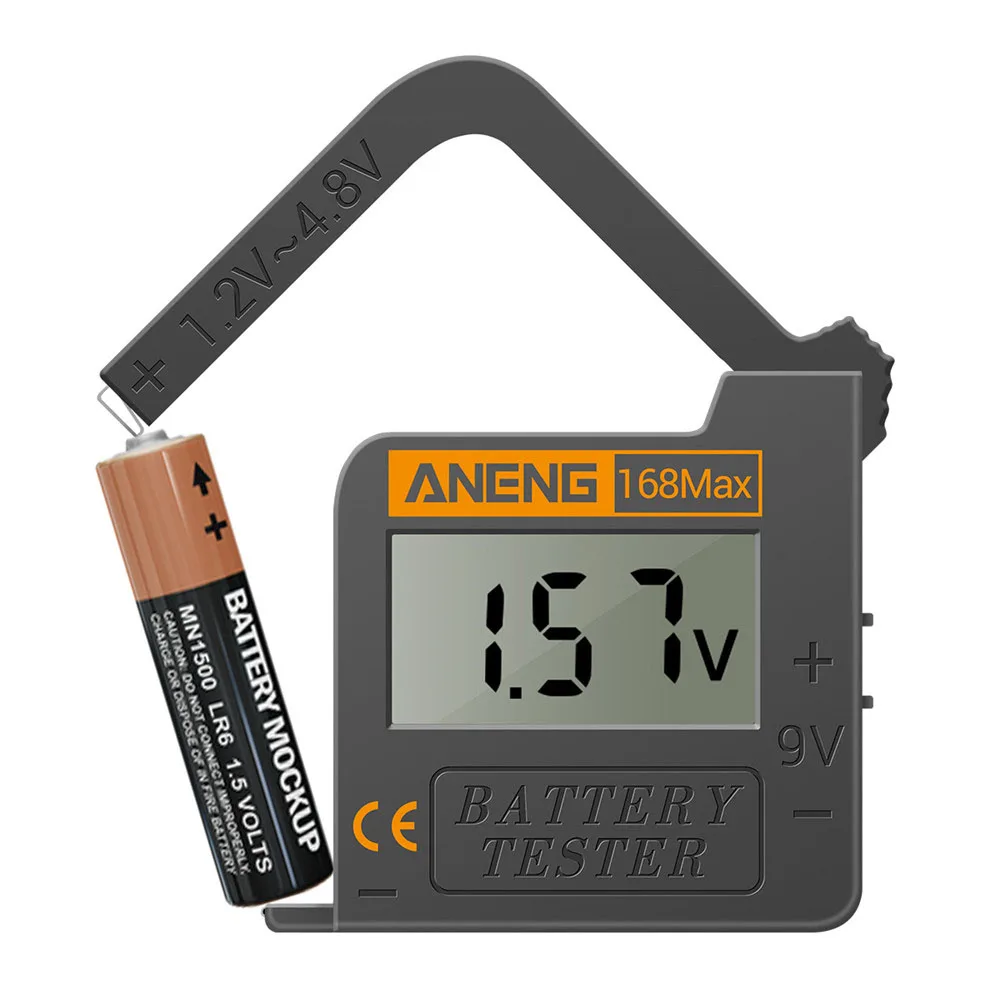 

Тестер анализатора батареи 168max 18650, цифровая грузоподъемность для проверки кнопок литиевого клетчатого дисплея