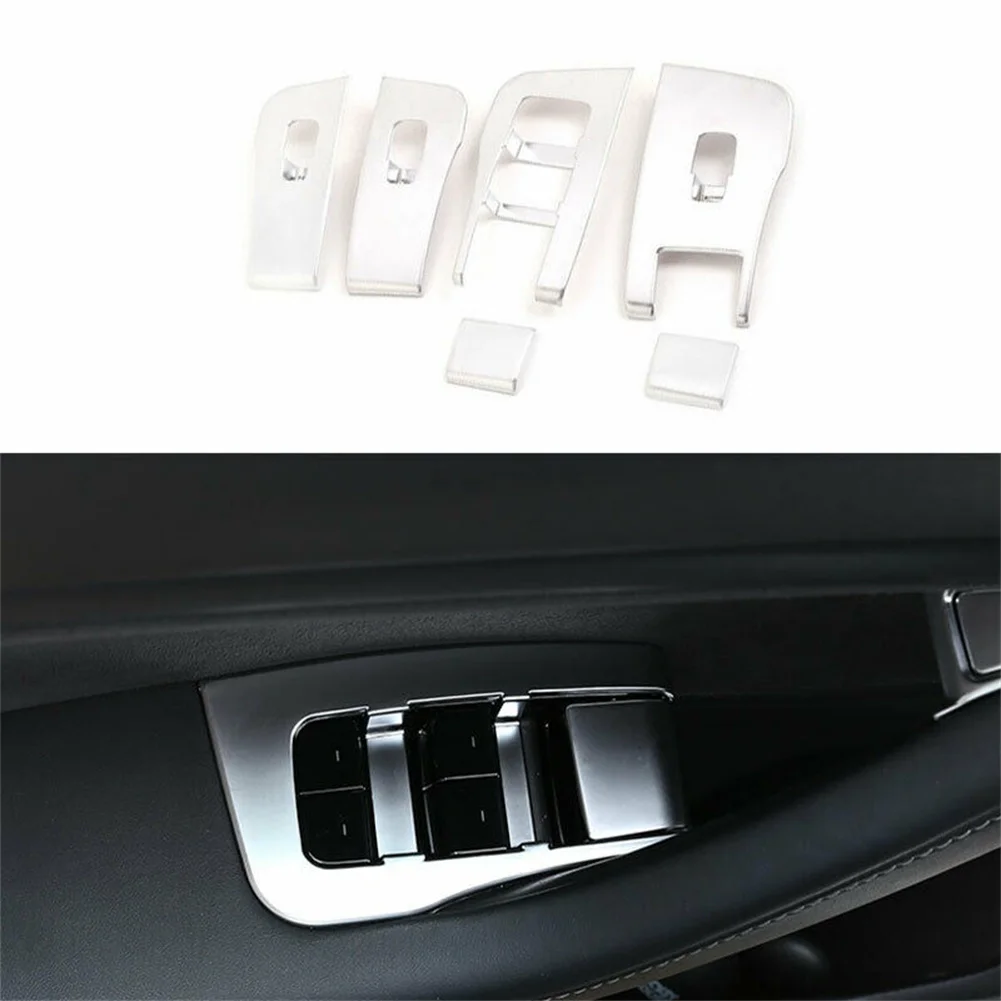 

Universal Factory Directly Sale 6x Silver ABS QC Test Lift Switch Button Cover Trim Fit For Tesla Model 3 2017-2021 New Hot