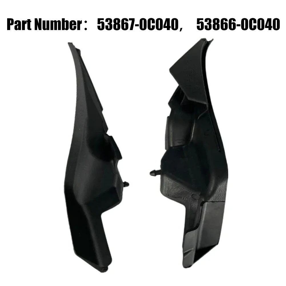 2 шт. автомобильные передние стеклоочистители боковые удлинители капота для Toyota