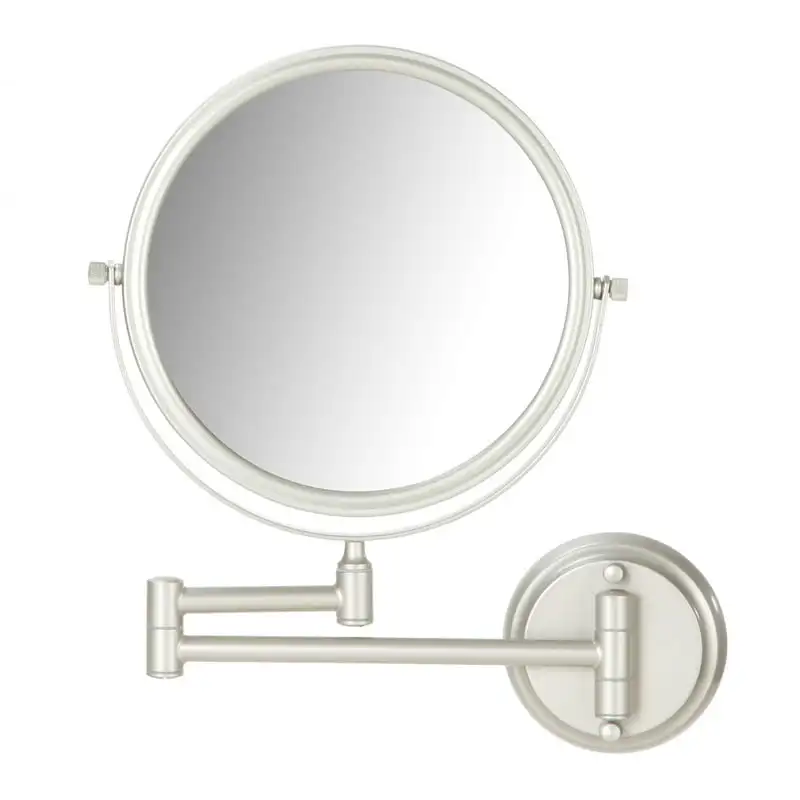 

Настенное круглое зеркало 8 дюймов, матовое никелевое покрытие