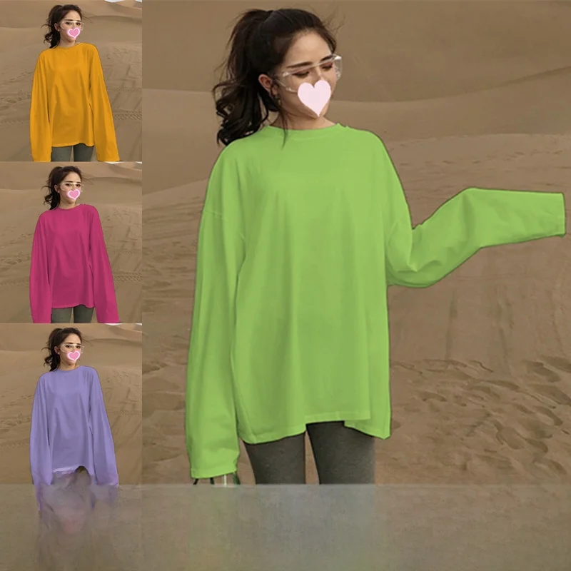 Рубашка с длинными рукавами Женская весенне-осенняя внутренняя одежда Черная