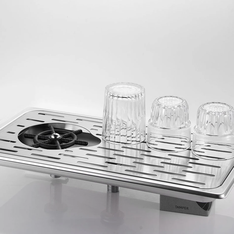 Купить Стеклянный ополаскиватель диаметром 304, стеклянный ополаскиватель из нержавеющей стали для кофе, чашки, молока, чая, шайба, очиститель, стек...