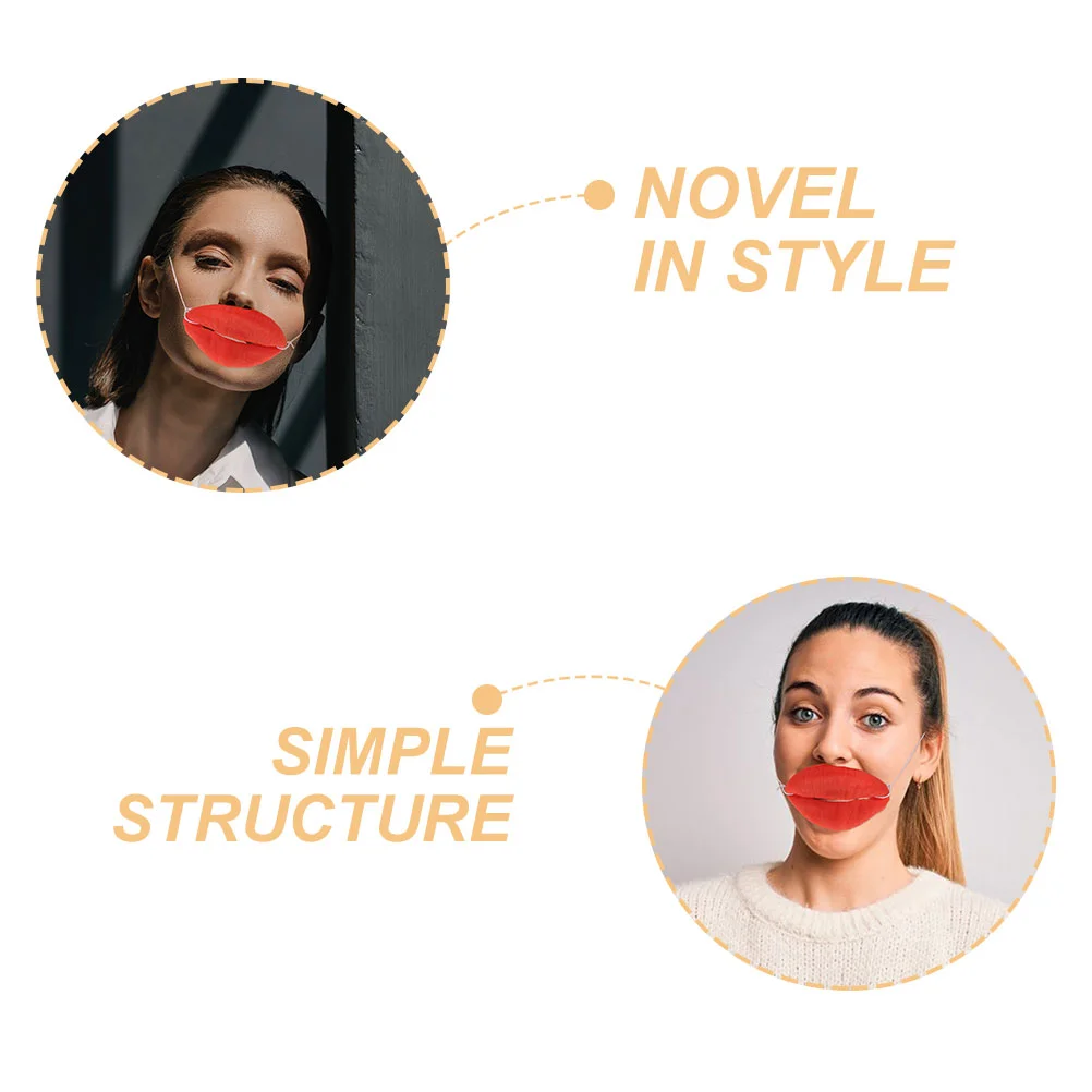 3 шт. красная колбаса игрушка декор для губ забавный большой рот косплей клоун