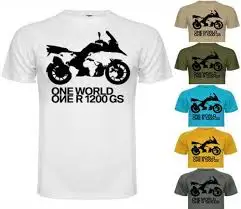

R1200 GS Motorrad футболка Maglietta Camiseta мотоциклетная Байкерская