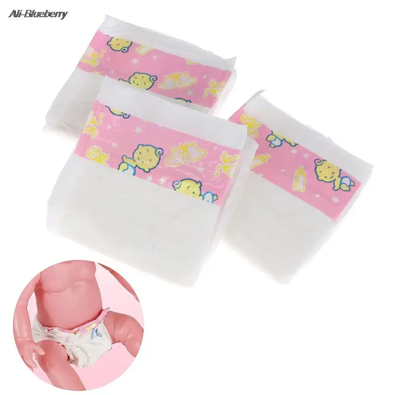 3pcs Diaper Pants Wear For 43cm New for Baby Dolls 17 Inch Bebe Doll Accessories