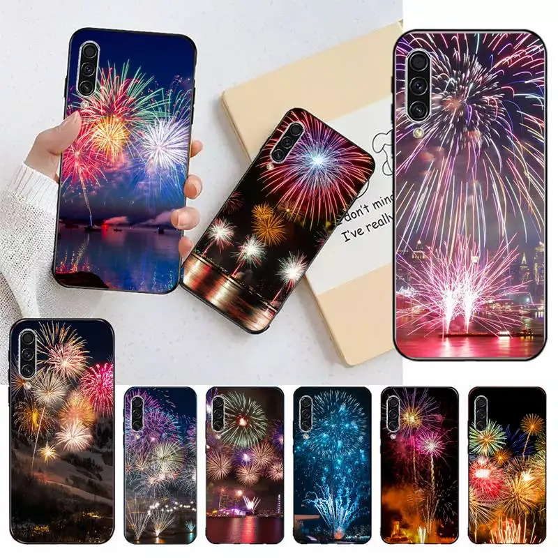 

Beautiful Firework pattern Phone Case For Samsung galaxy A S note 10 12 20 32 40 50 51 52 70 71 72 21 fe s ultra plus