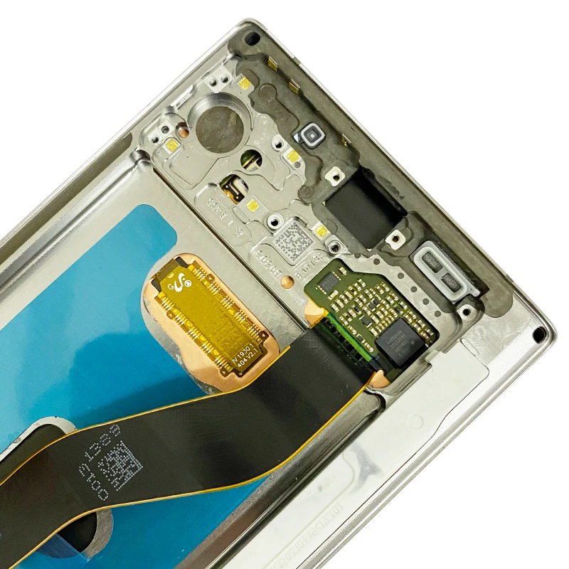 Cena Oryginalny N970F LCD Do SAMSUNG Galaxy Note 10 N970A N970N N9700 Wyświetlacz LCD Ekran Dotykowy 6.3 ''rama Digitizer Sm-note 10 LCD