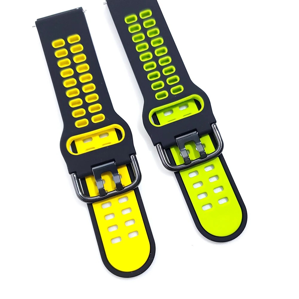 Ремешок спортивный силиконовый для Garmin Forerunner 55 245 645 20 мм | Наручные часы