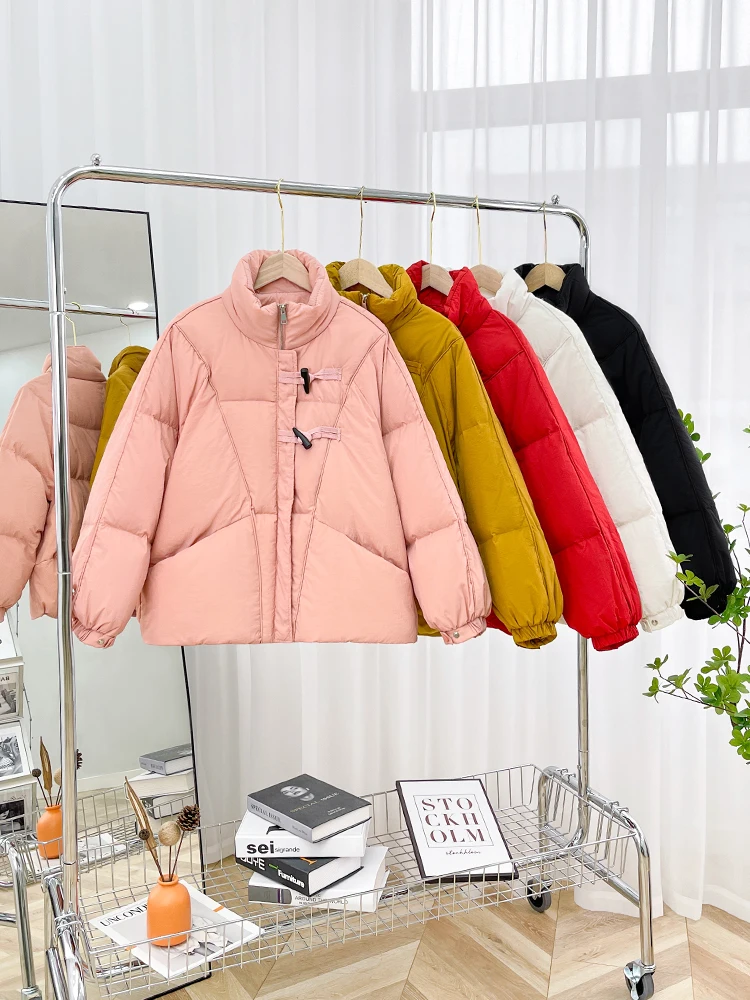 Women Down Jacket New Casual Style White Duck Down Jackets Autumn Winter Coats And Parkas Female Outwear