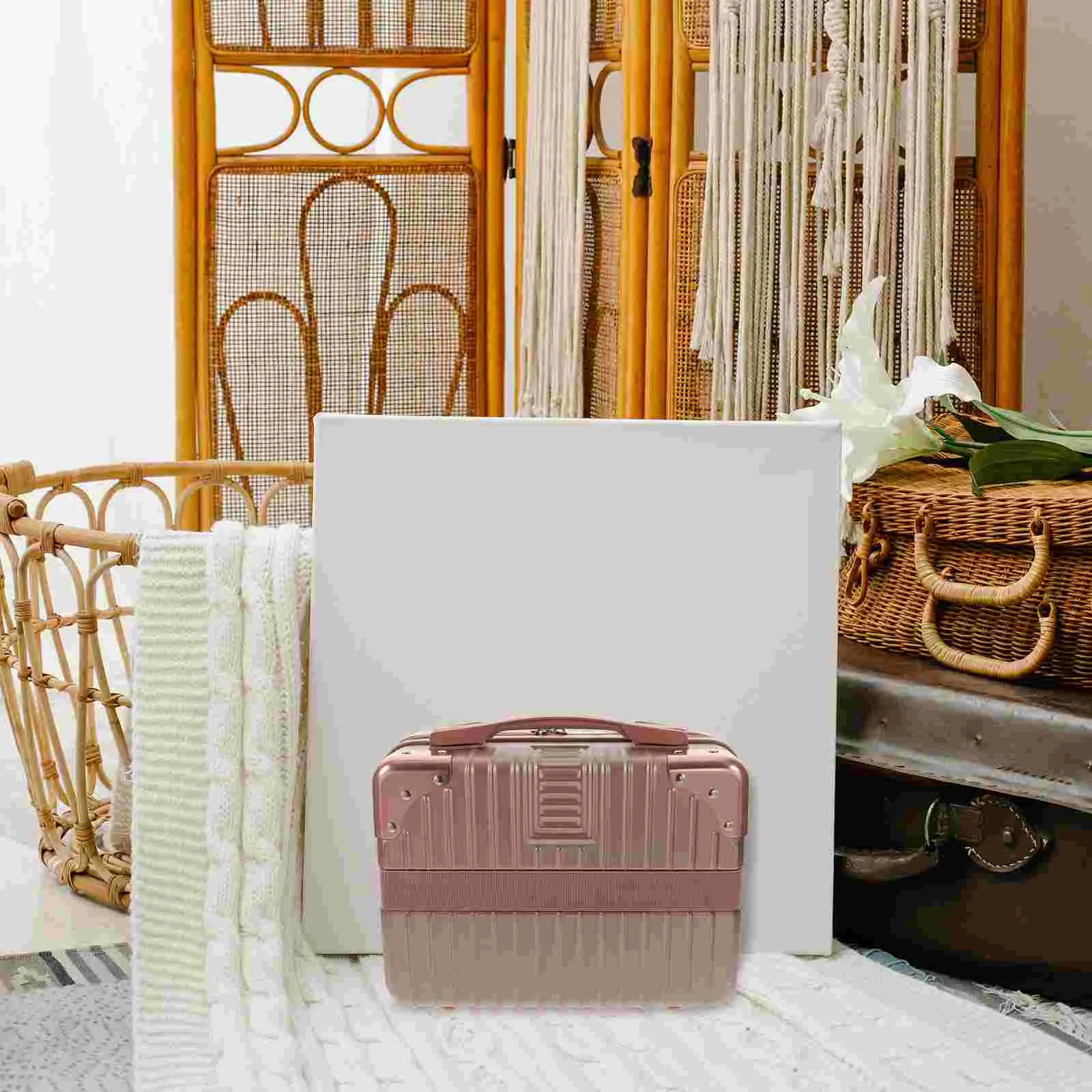 

1Pc Traveling Makeup Box Storage Case Household Makeup Organizer