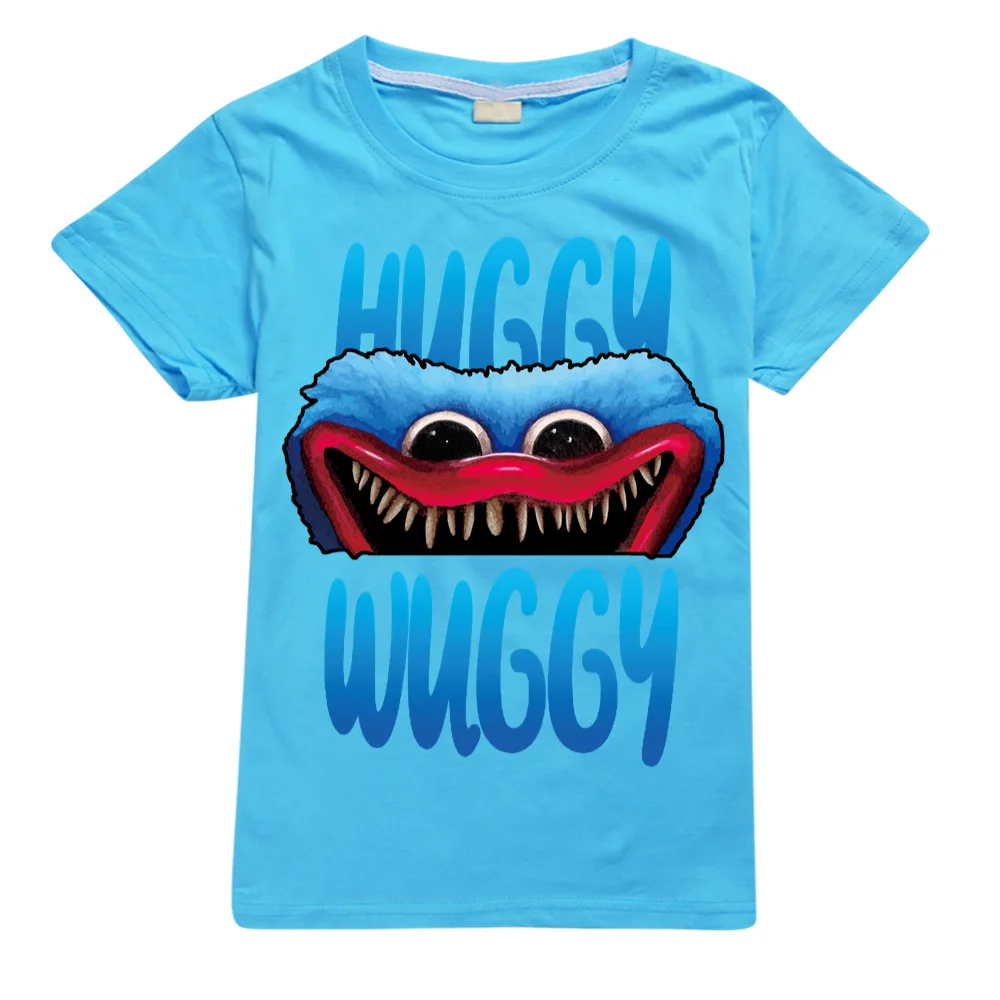 

Kids Game Poppy Playtime Boys cotton T-Shirt 3D Printiing Harajuku Casual Graphic Huggy Wuggy Summer Short Sleeve Girls T-shirts