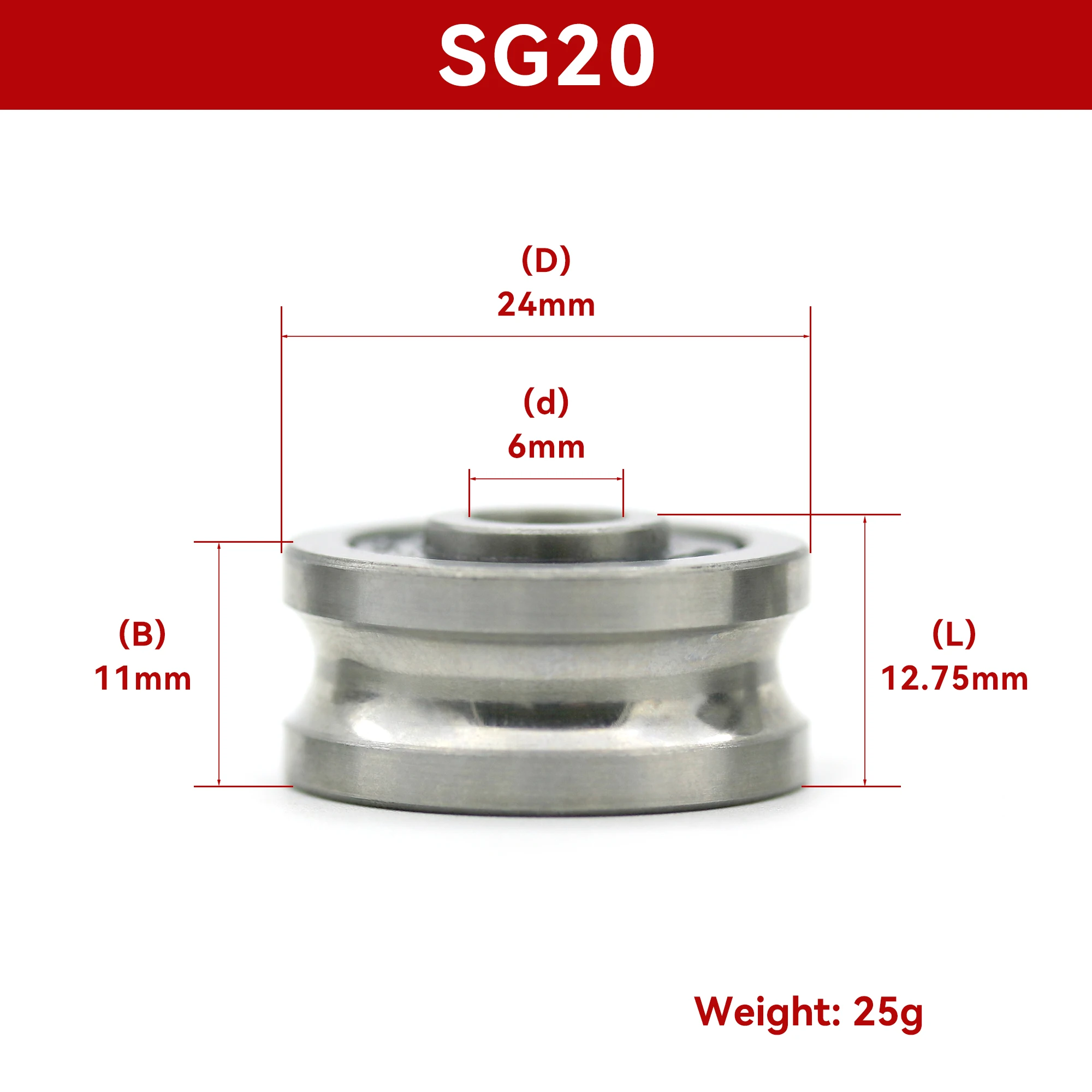 

QINRH SG20 U-образный роликовый подшипник