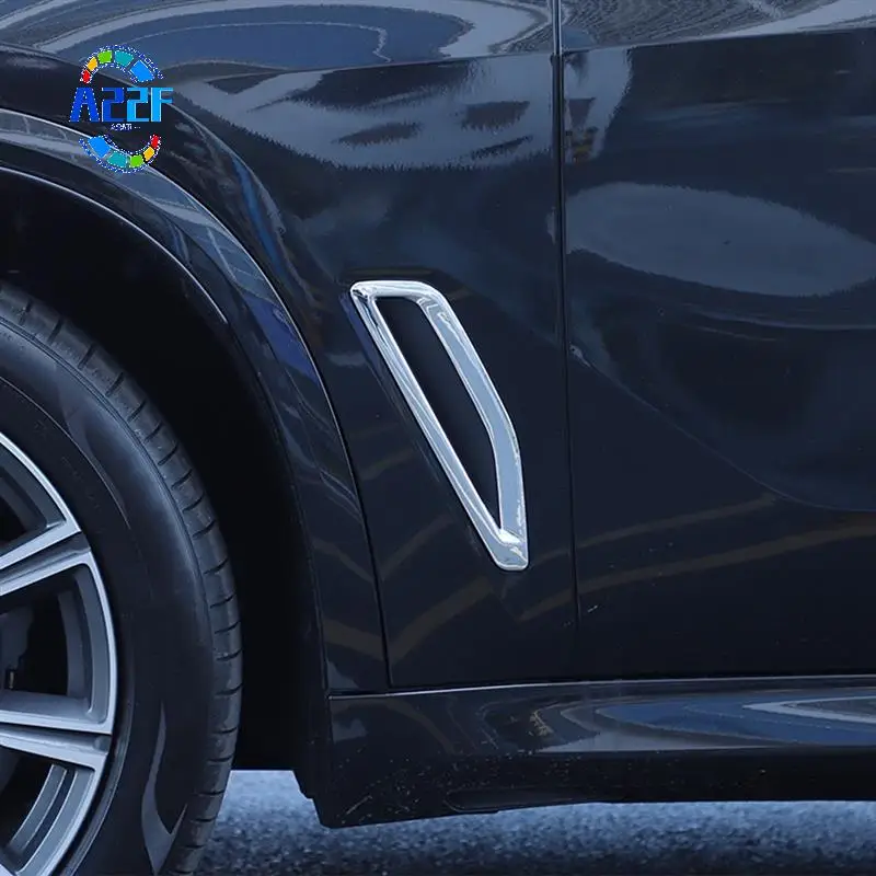 

A22F-автомобильное боковое вентиляционное отверстие, крыло, рамка, накладка, наклейка, аксессуары для BMW X5 G05 2019-2023