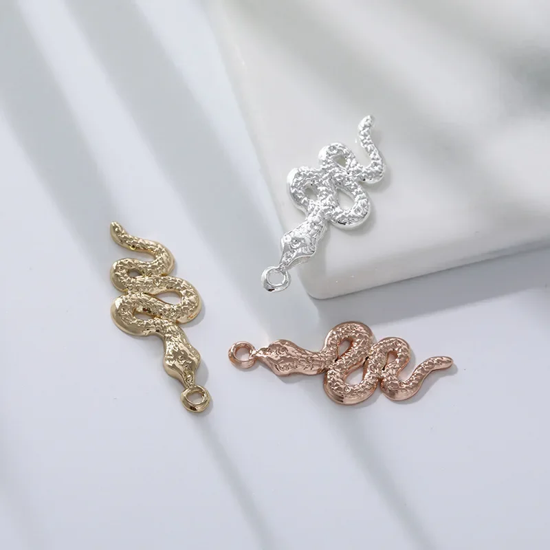 6 шт. 30*13 мм модные серьги-подвески в стиле панк со змеей ювелирные аксессуары