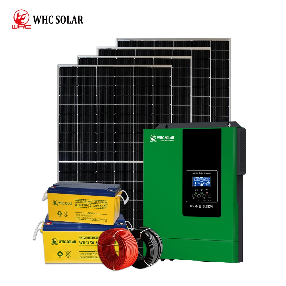 Купи WHC SOLAR Power Generator Renewable Energy Off Grid Home 5Kw 10Kw 30Kw Hybrid Solar Power Mounting System Solar Energy System за 257,400 рублей в магазине AliExpress