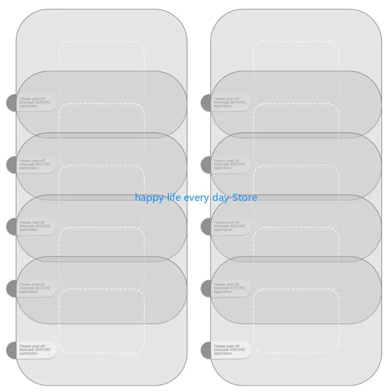 

CAR CAR Electrostatic Windshield Пленка монтажные наклейки на панель управления теплостойкими 10 шт.