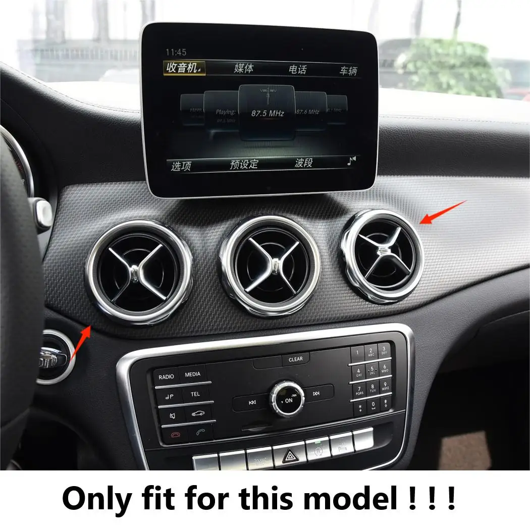 Автомобильная консоль кондиционера вентиляционная круглая отделка выходное