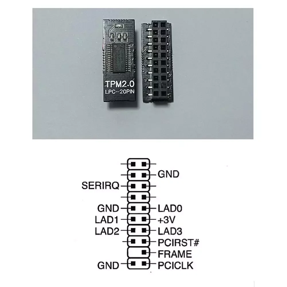 

2.0 Encryption Security Module Remote Card Supports Version 2.0 12 14 18 20-1pin Pin Support Multi-brand Motherboard