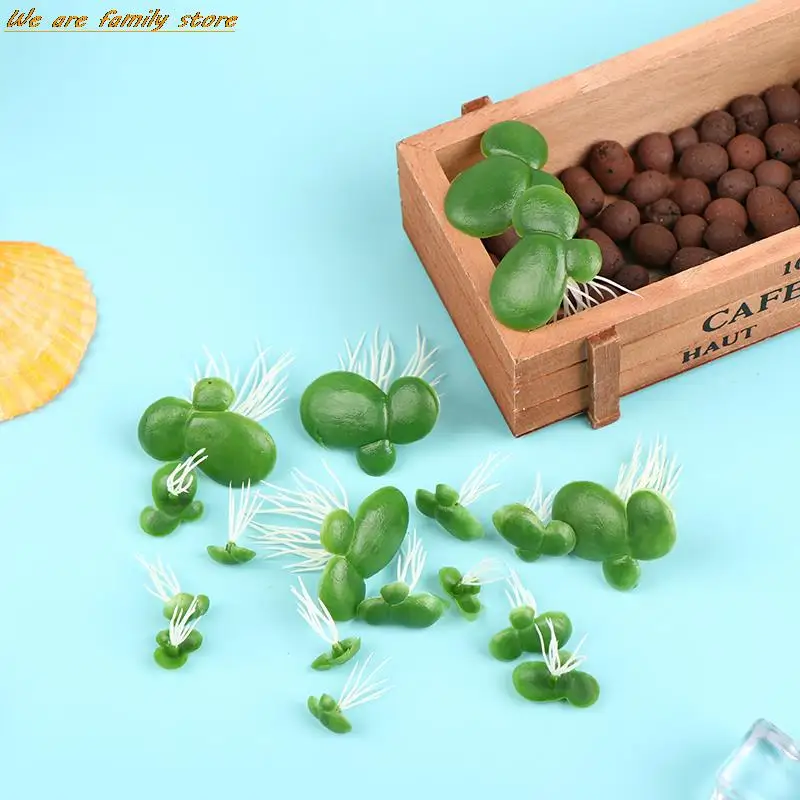 

18 шт./компл. аквариумный Декор для аквариума, искусственный плавающий садовый водный плавающий дукец, плавающий с корнем