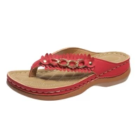 ladies flipflop leather slipper women home shoesoffice slippers beach summer flip flops sandalias deverano para mujer