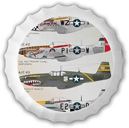 

Michelle Crosso Bottle Caps Metal Tin Signs Cafe Beer Bar Decoration Plat P-51 Fighter Vintage Retro Style Beer Cap Wall