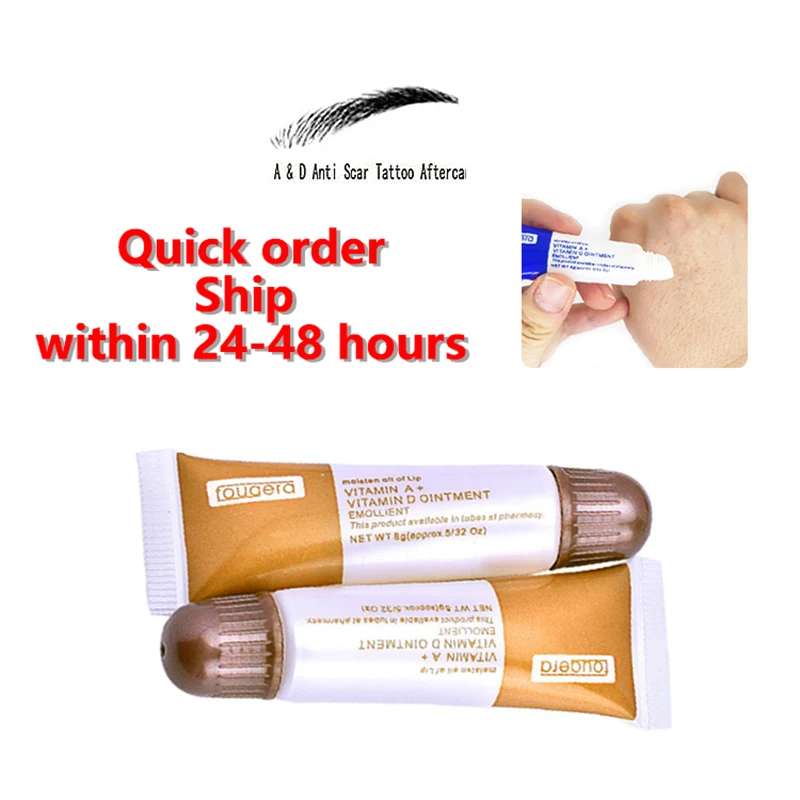 

30pcs Tattoo Makeup Repair Cream Vitamin A&D Pure Natural and Safe Ingredients Anti-Scar Effective Repair Beauty Health Products