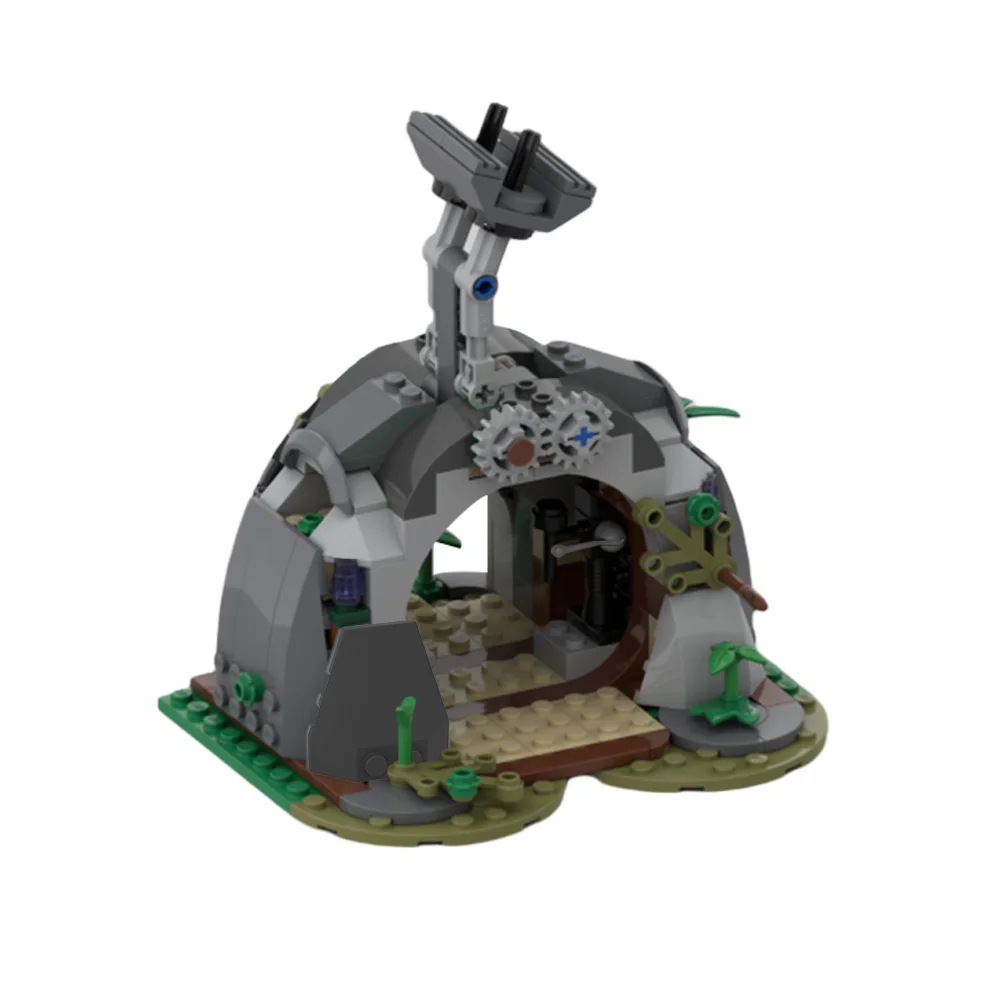 

MOC-106524 детская хижина из космических войн, подставка для истребителя 75218 Dagobah, архитектурный дом, Сборная модель, детская игрушка «сделай сам...