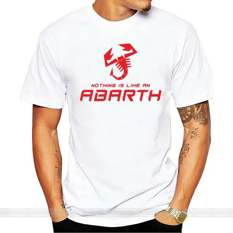 

Футболка, необязательно Seperti футболка Abarth Hitam klaklakaus Oblong Pria Merek T Shirt Katun Musim Panas