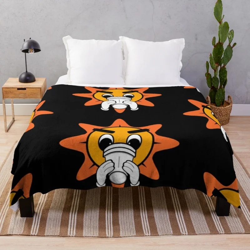 

Chief Keef Sosa Glo Gang Emblem Throw Blanket