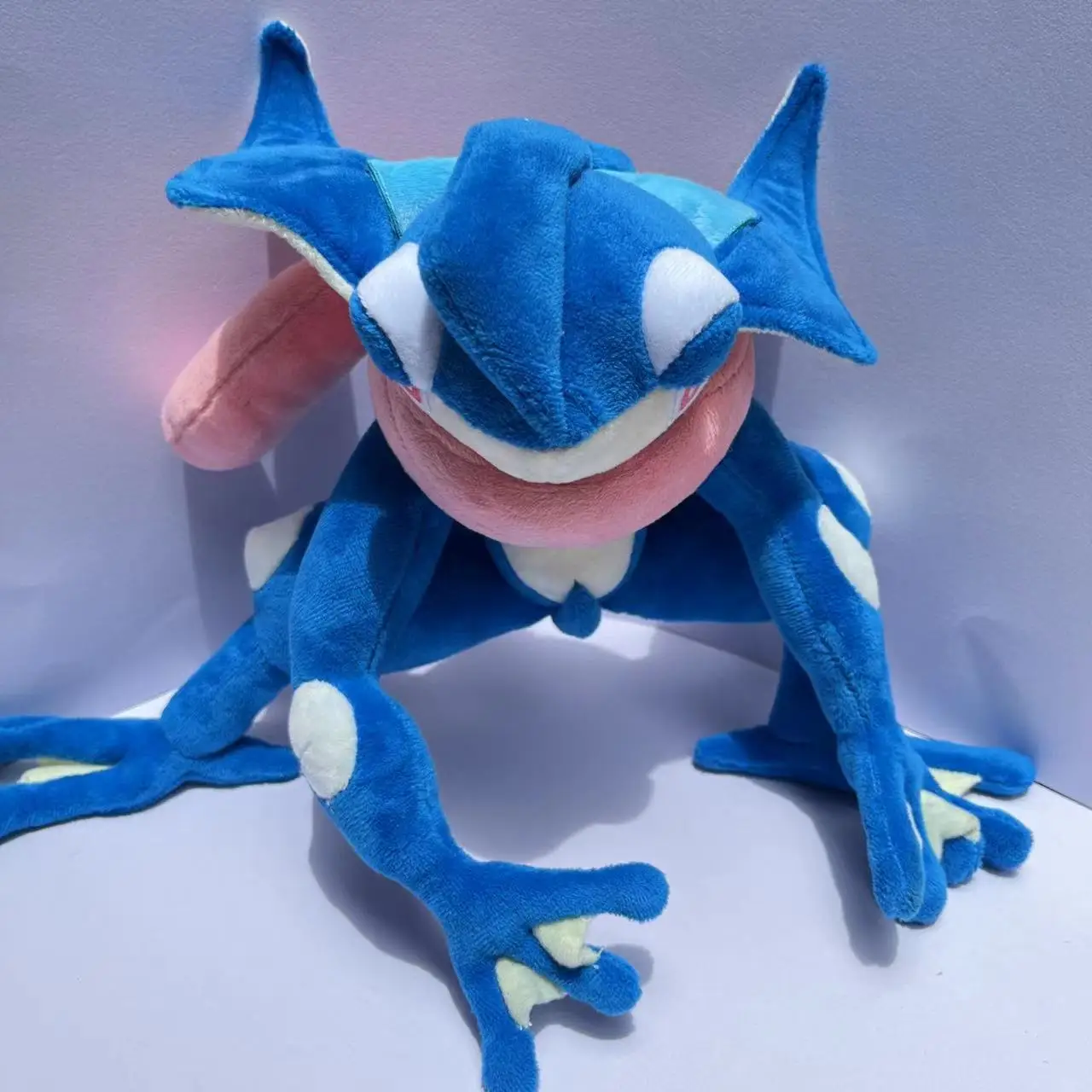 

11-Inch Genuine Pokémon Greninja Plush Toy Factory Leftover Stock Original Tail Tag Children Birthday Gift Limited Quantity