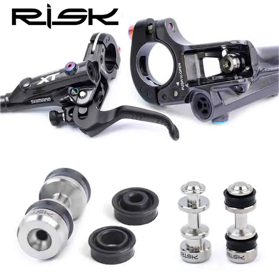 

RISK Titanium Mountain Bicycle Brake Lever Piston For Shimano SLX XT M8000 M7000 M785 Disc Brake Piston Repair Part Bike Part