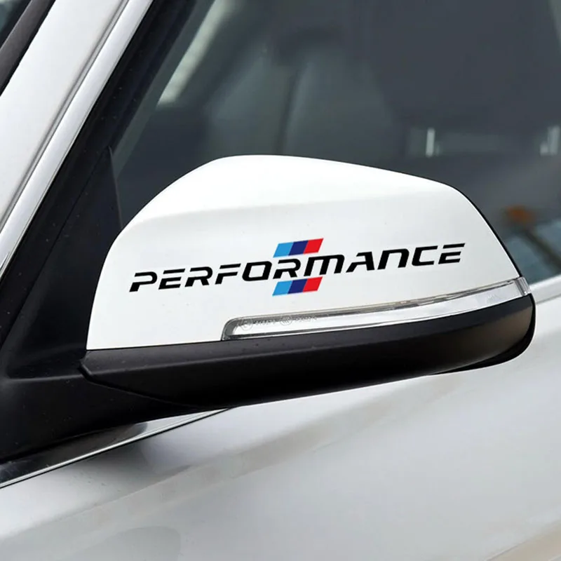 

4pcs Performance mirror sticker Car Door Handle Stickers Decals For BMW X1 X3 X4 X5 X6 M1 M2 M3 M5 M6 7 series Car Styling Goods