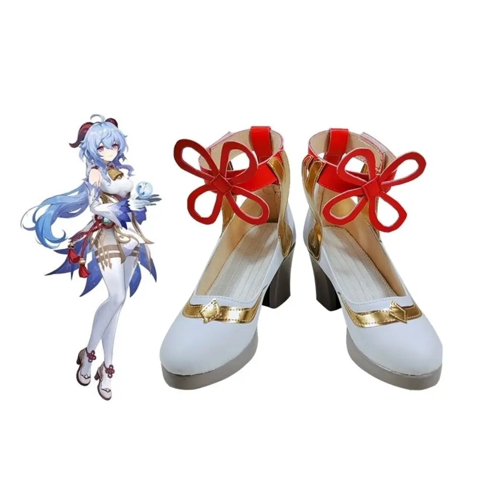 

Anime Game Genshin Impact Ganyu Cosplay Shoes Genshin Impact Cosplay Ganyu Shoes High-heeled Shoes Women Cosplay Shoes Game