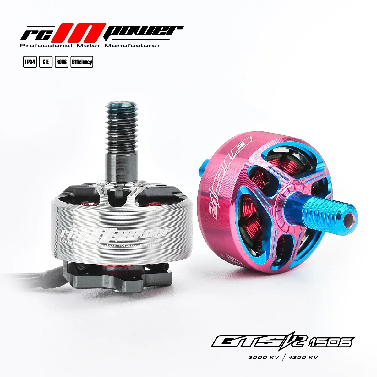 Фото RCINPOWER GTS V2 1506 Бесщеточный двигатель 4300KV 4S 3000KV 6S LIPO №1
