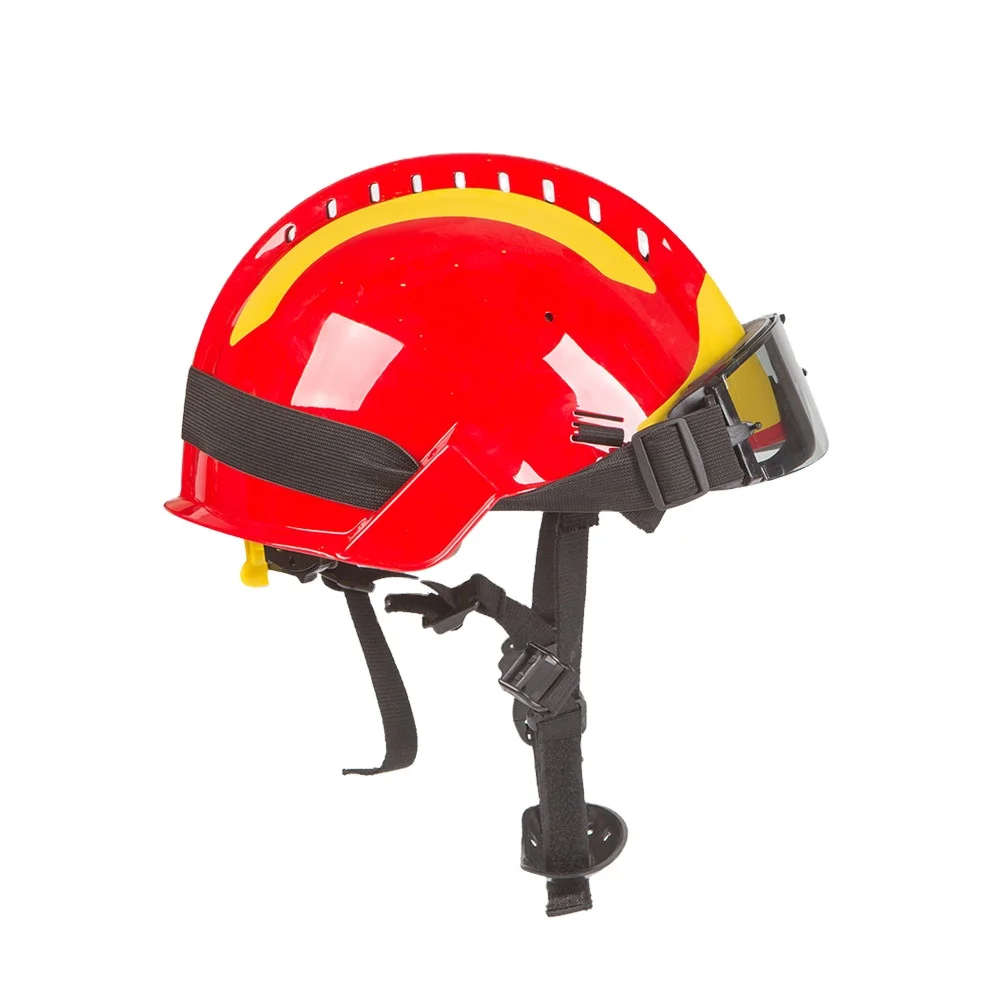 

2022 lightweight Reinforced Fireman CE-compliant WildlandSale In Protective Flame Retardant Rescue Anti Smash Fire Helmet