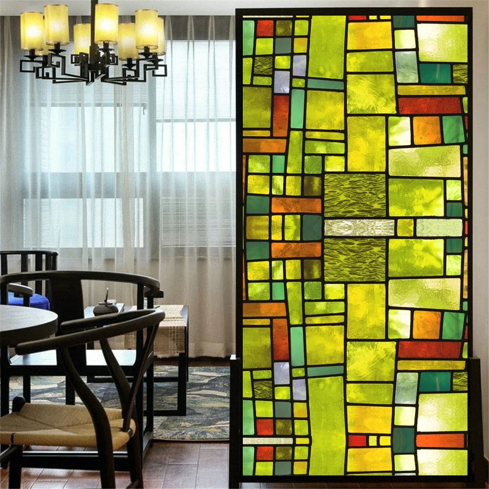 

Статическая оконная пленка LXDWEI цветная кирпичная