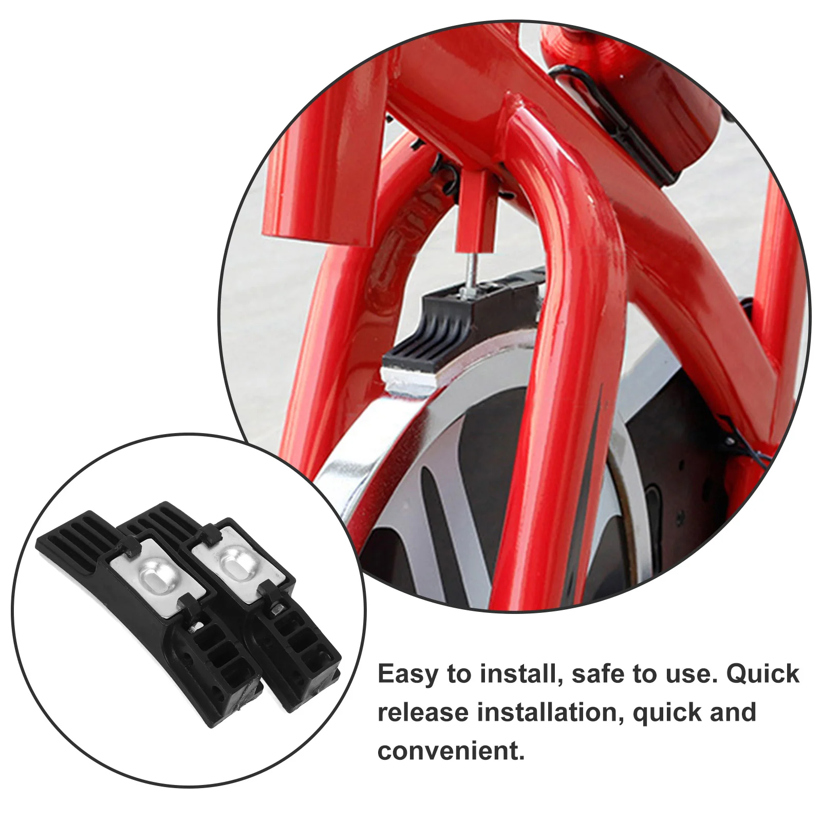 2 шт. тормозные колодки для фитнеса велосипеда тренажерного зала тормозной диск