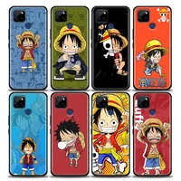 cartoon one piece luffy phone case for realme c2 c3 c21 c25 c11 c12 c20 c35 oppo a53 a74 a16 a15 a9 a54 a95 a93 a31 a52 a5s case