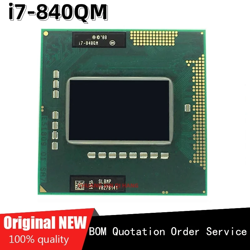 

Used for i7-840QM i7 840QM SLBMP 1.8 GHz Quad-Core Eight-Thread CPU Processor 8W 45W Socket G1 / rPGA988A