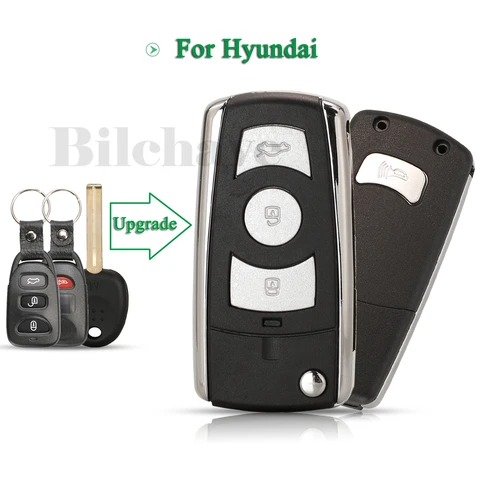 Jingyuqin модифицированный для Hyundai Sonata Limited 2011 YF Sonata 2010 раскладной складной дистанционный ключ чехол Брелок для ключа Toy40 лезвие 3 + 1 кнопки