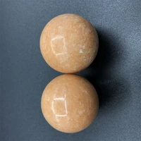 1pc natural yellow chalcedony jades sphere hand carved crystals stones healing aquarium ornaments magic home decoration
