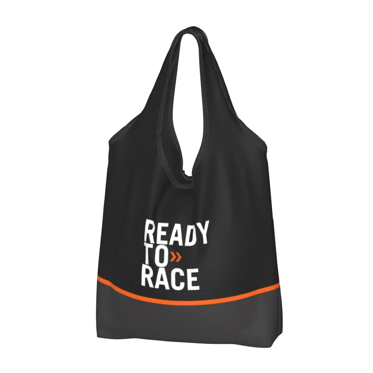 

Reusable Motor Ready To Race Grocery Bags Foldable Machine Enduro Cross Motocross Shopping Bag Large Eco Storage Bag Lightweight