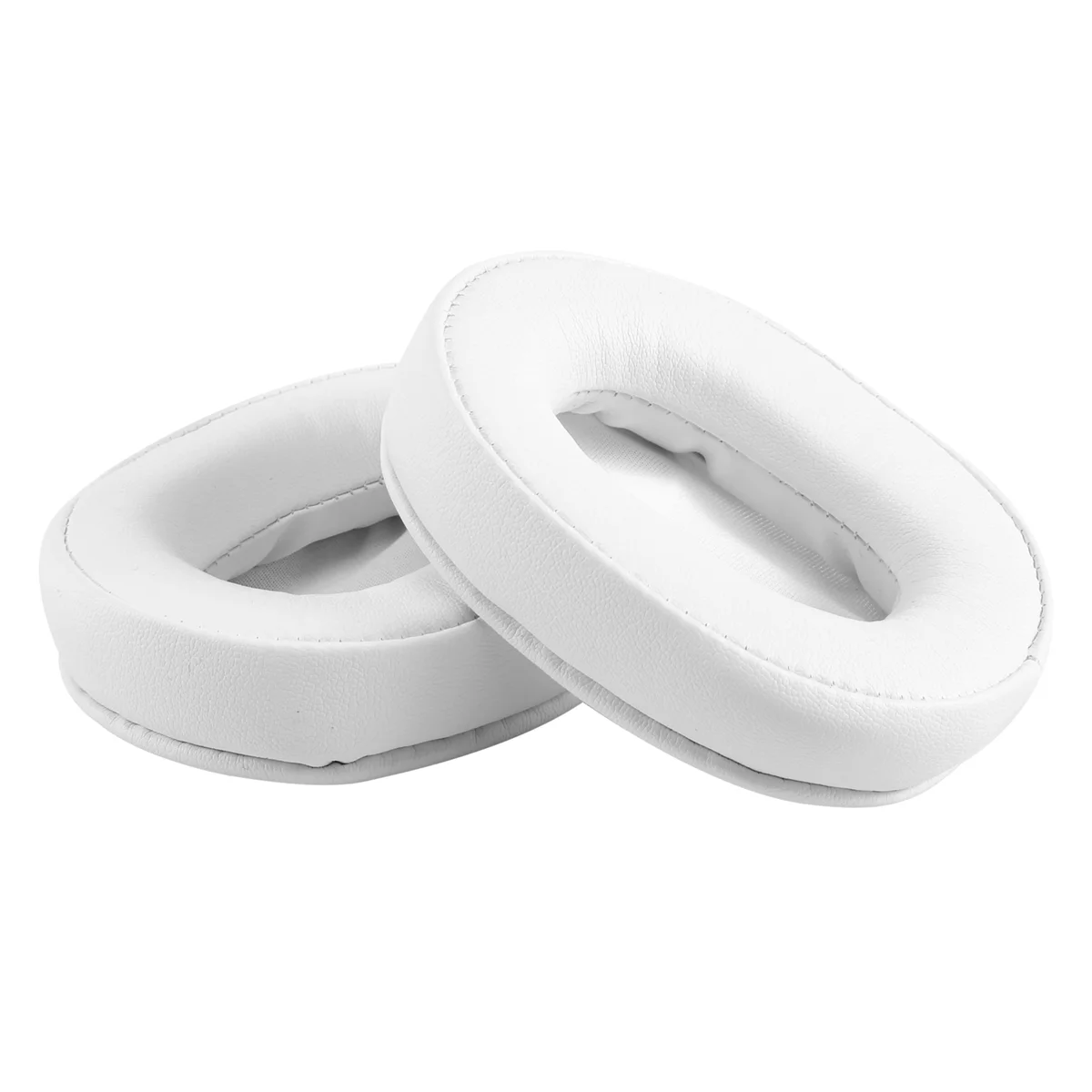 Ear Cushions Memory Foam Earpads Cover Replacement Pads for ATH M50X Fits Audio Technica M40X M30X M20 White
