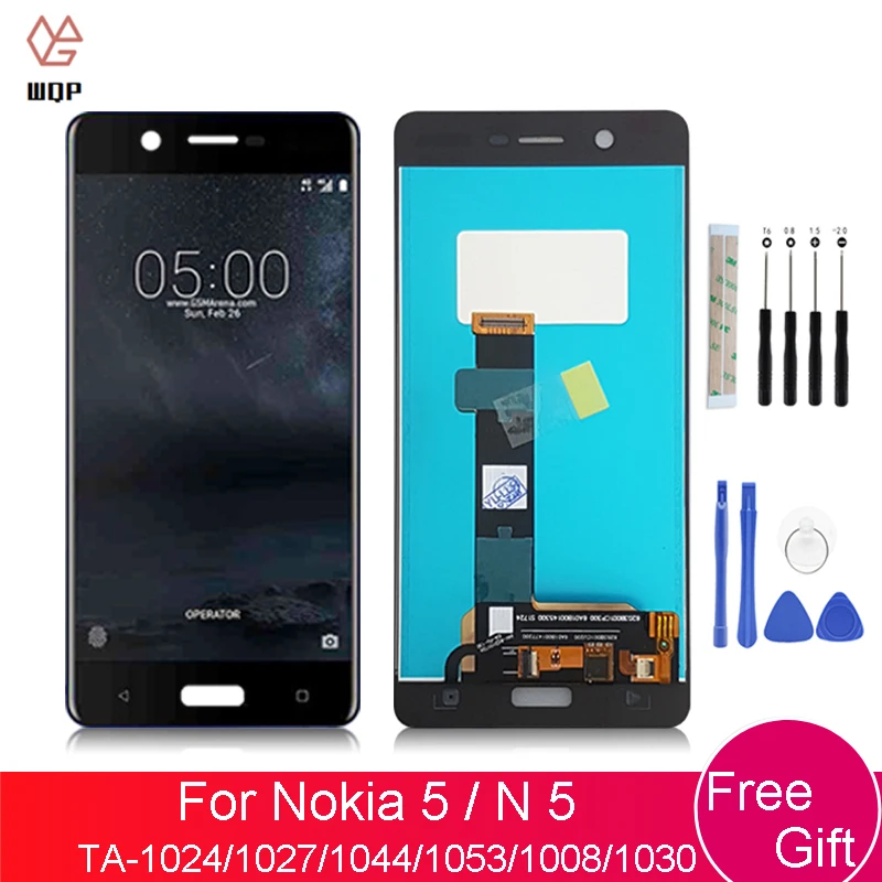 

For Nokia 5 LCD Display Touch Screen Digitizer Assembly With Frame Replacement For Nokia5 N5 TA-1008 TA-1030 TA-1053 Pantalla