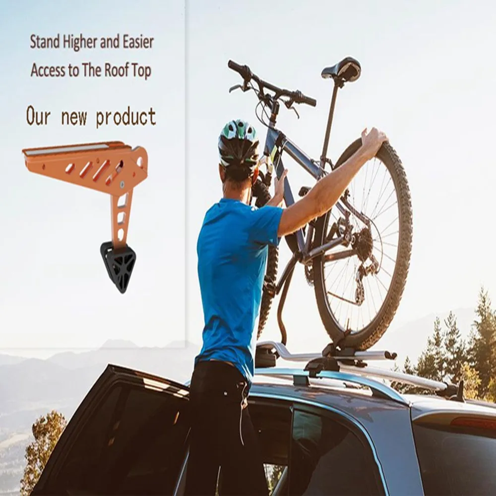 

Cars with safety hammers in-car auxiliary climbing pedals, traveling and traveling on the roof auxiliary safety hammer pedals