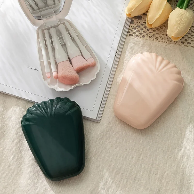 5 шт. набор кистей для макияжа с зеркалом