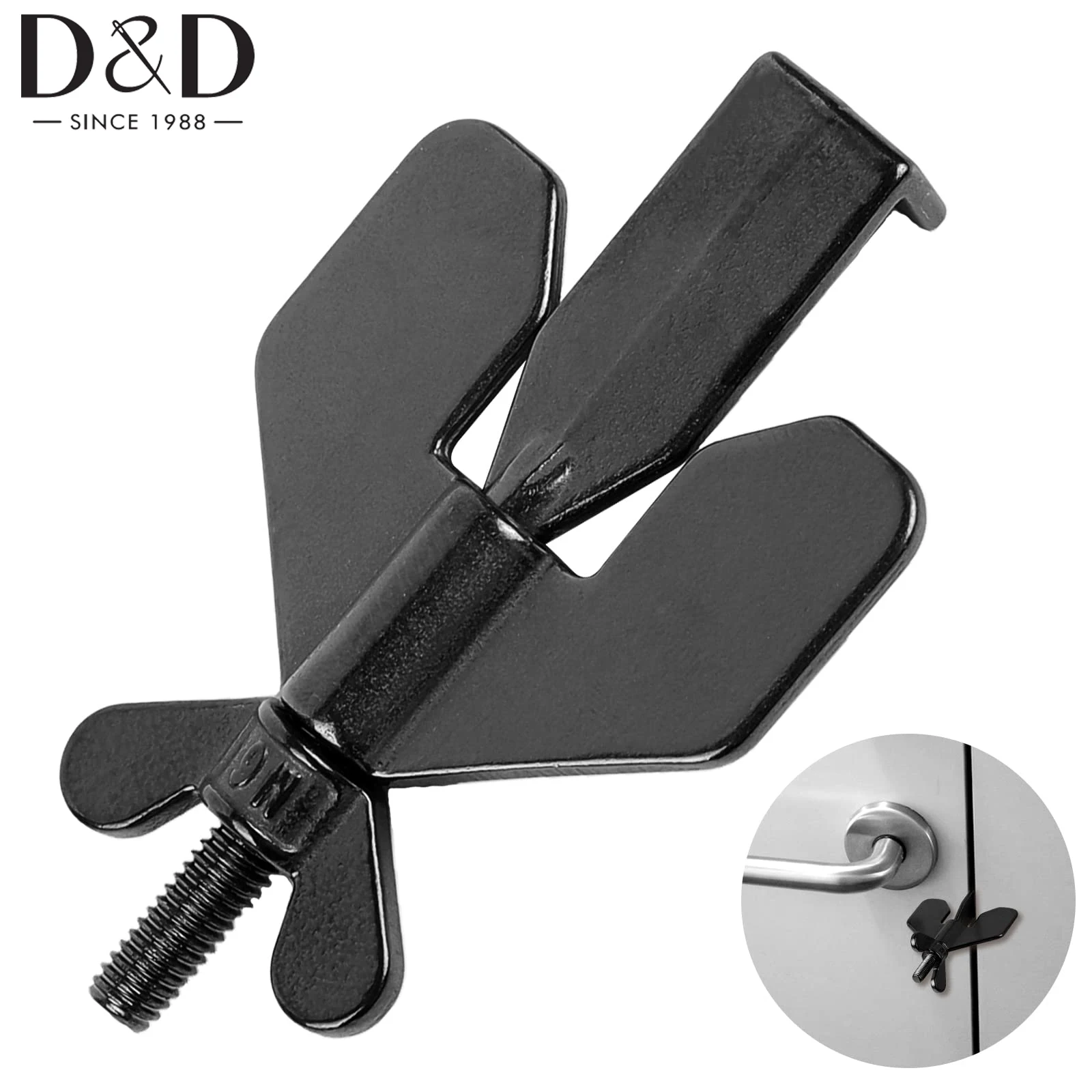 

1Pcs Travel Portable Door Lock Heavy Duty Portable Door Lock Stoppers Home Door Locks Additional Security Devices Home School