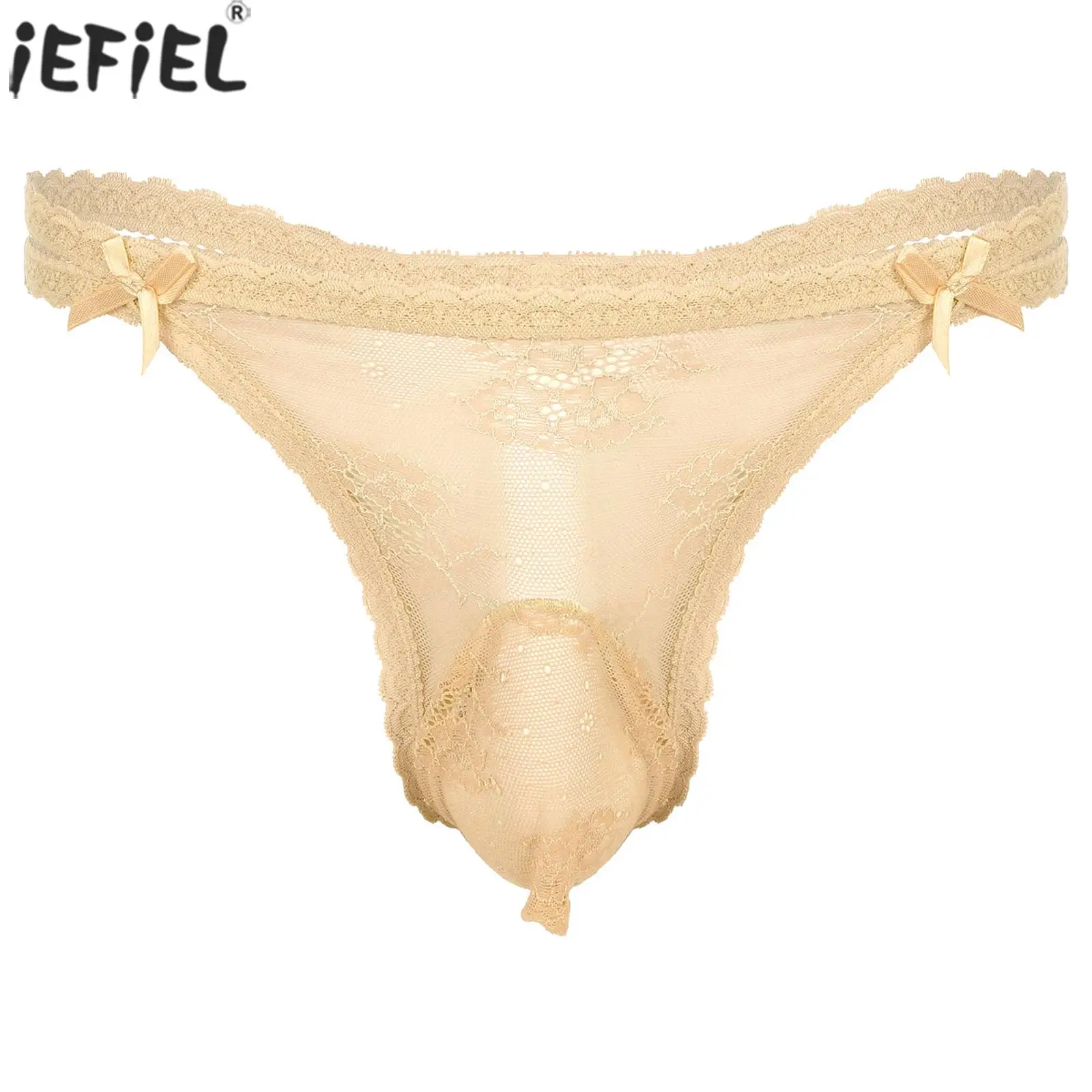 

Мужские эротические прозрачные кружевные стринги с пуговицами и ремешками, стринги с низкой посадкой, сексуальное нижнее белье, Трусы-стринги