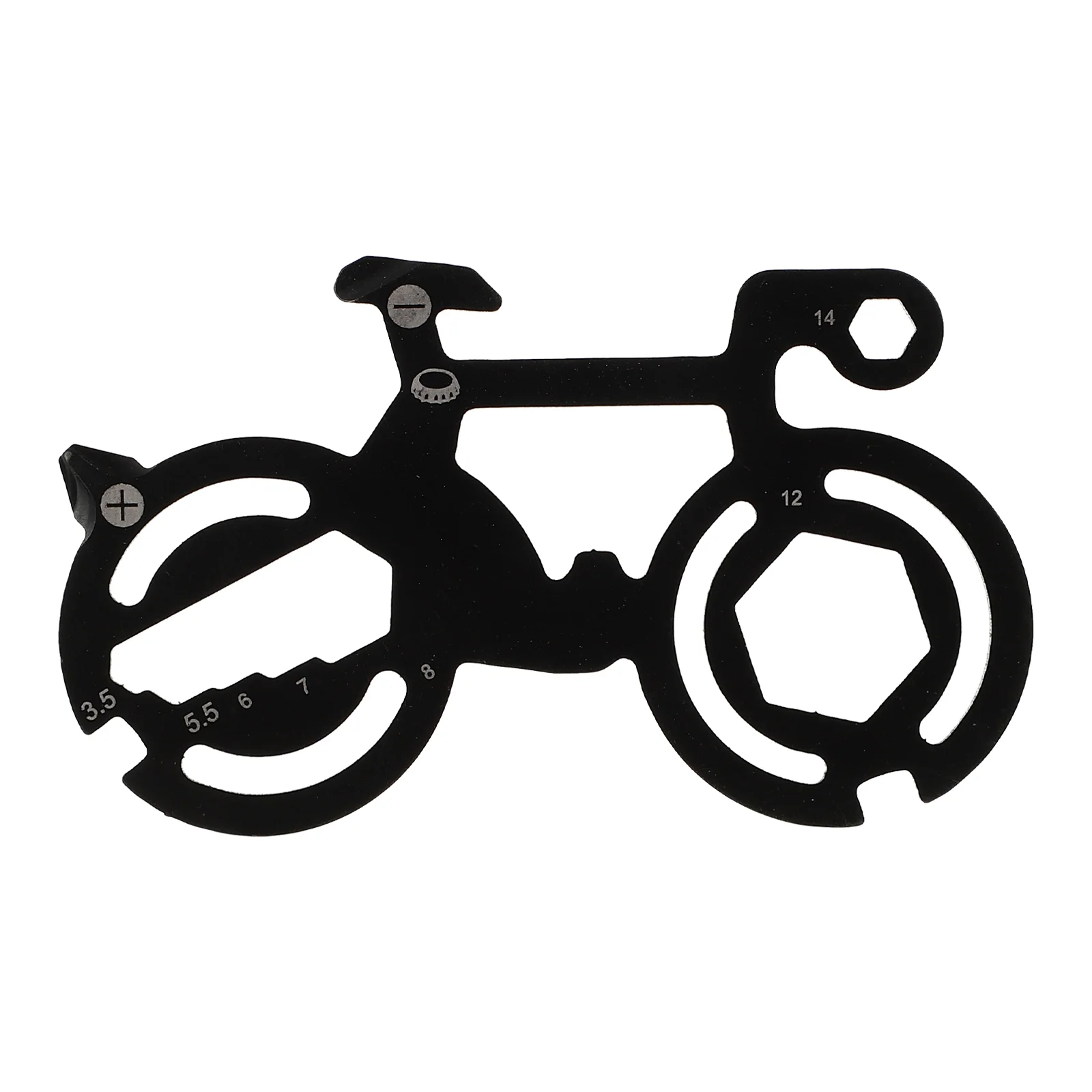 

Multi-tool 12 In 1 Tool Bike Shaped Multi-functional Tool Aluminium Alloy Tool Kit for Survival Home
